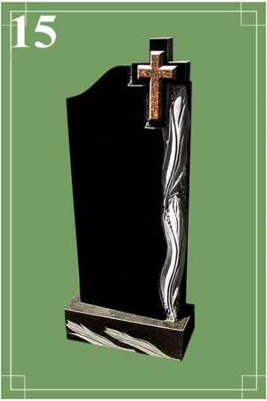 Фигурный, резной памятник 15