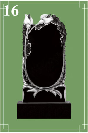Фигурный, резной памятник 16