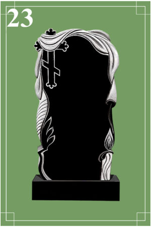 Фигурный, резной памятник 23