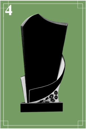 Фигурный, резной памятник 4