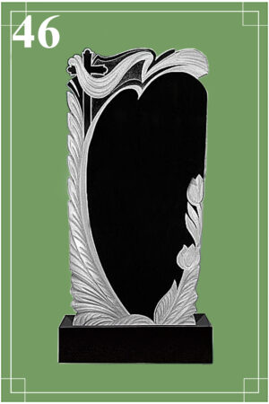 Фигурный, резной памятник 46